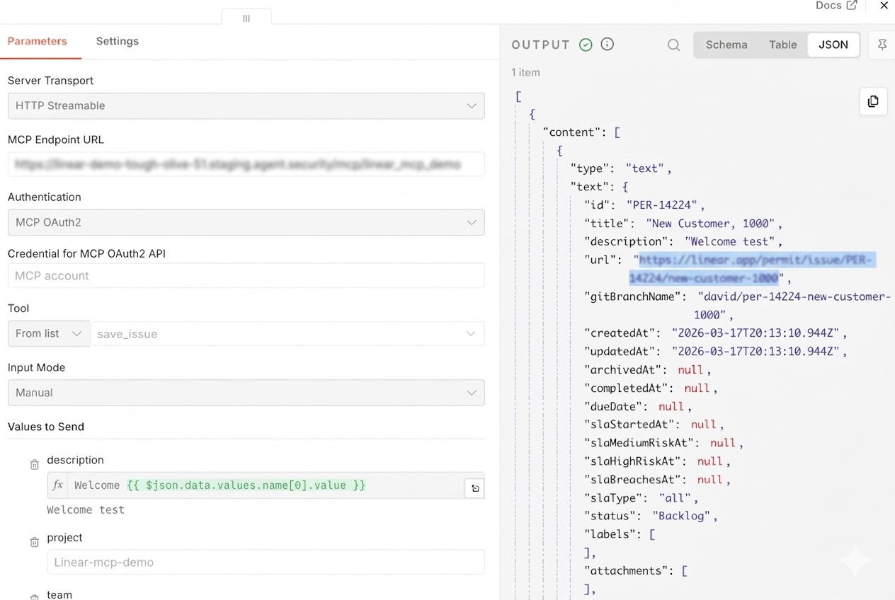 Attio item that triggered the workflow